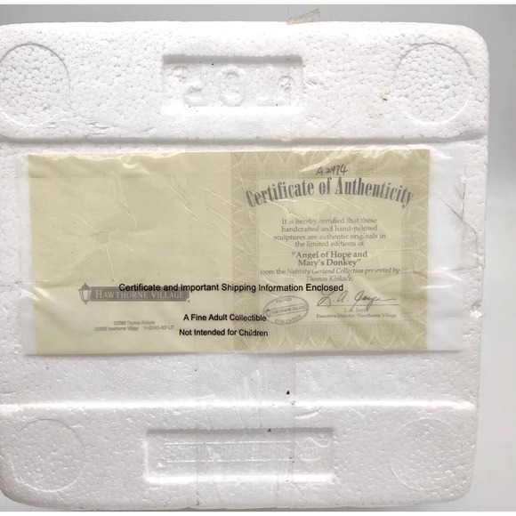 Thomas Kinkade Hawthorne Village Nativity 15 Piece Set 2007 Christmas Holiday - Picture 14 of 14